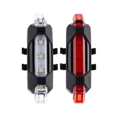 Luces Delantera y Trasera Para Bicicleta Led Usb Recargable