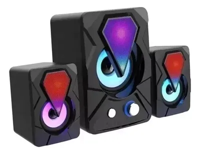 Parlante Con Subwoofer Para Pc Iluminacion Rgb