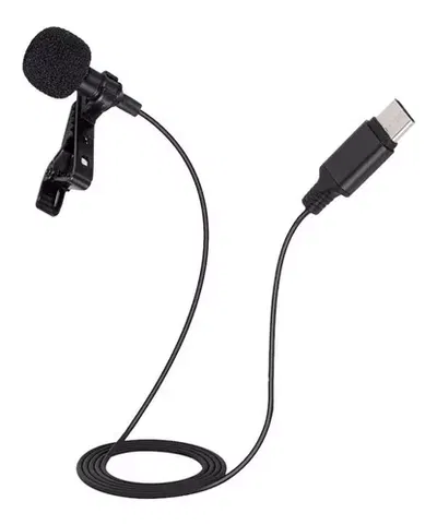 Microfono Corbatero Usb Tipo C