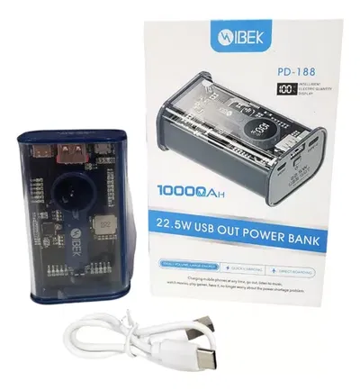 Power Bank Digital de 10.000MAH - 22.5W - IBEK