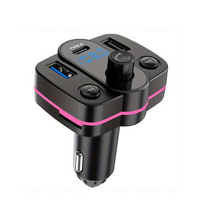 Transmisor FM MP3 Multifunción Para Auto Con Bluetooth y LED RGB – M42