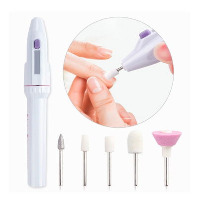 Set Torno Para Uñas Pedicura Y Manicura 10 Cabezales + Lima + Quita Callos