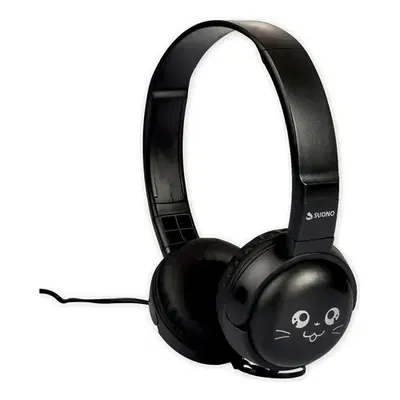 Auricular Con Cable Vincha Diseño Gatitos