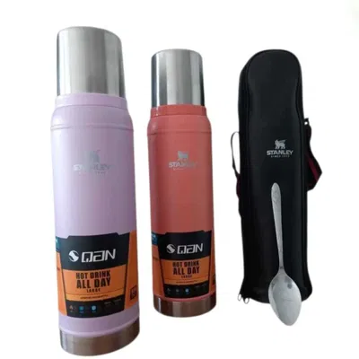 Termo con funda y cuchara