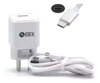 Cargador USB Tipo C 2.6A IBEK IB-2602