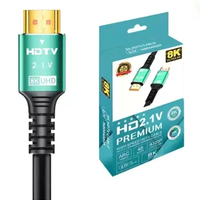 Cable Hdmi 8K ULTRA HD 2.1v Premium High Speed 60hz 3 Metros