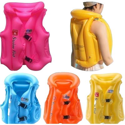 Chaleco Inflable Salvavidas Infantil Letras - Talle L