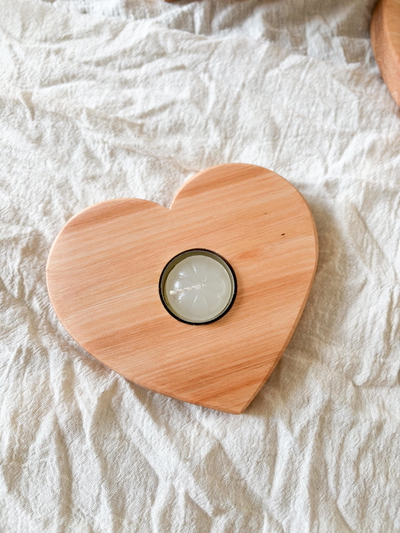 Corazon porta vela