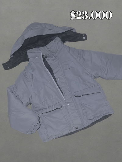 Campera cam gris