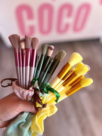 SET DE BROCHAS 13 CON ESTUCHE TERCIOPELO