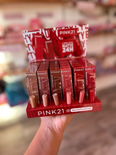 LABIAL LIQUIDO MATTE LARGA DURACION PINK 21 VINYL