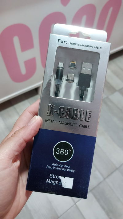 CABLE IMANTADO 3 EN 1