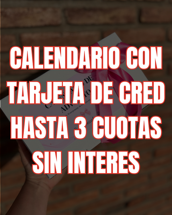 PREVENTA CALENDARIO DE ADVIENTO 2025 CON TARJETA DE CREDITO