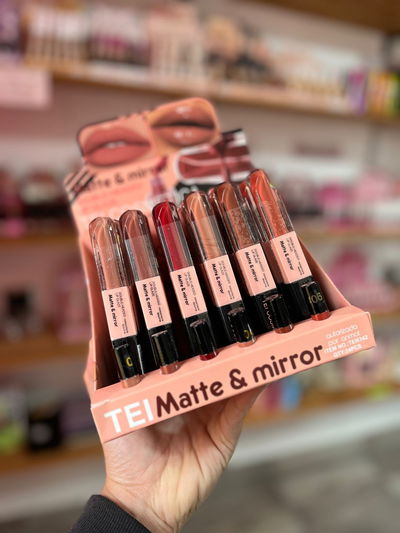 LABIAL DUO LIQUIDO MATTE Y GLOSS TRANSPARENTE TEI