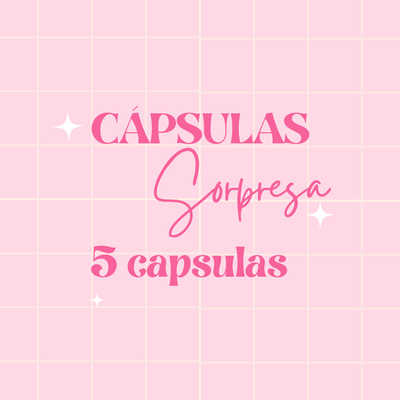 CAPSULAS SORPRESA X 5 con 1 cambio