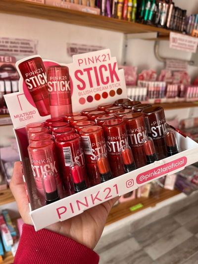 RUBOR CREMA EN BARRA PINK 21