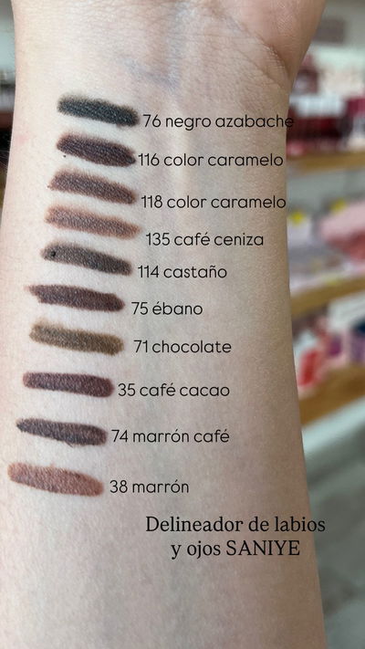 DELINEADOR DE LABIOS DE MARRONES SANIYE
