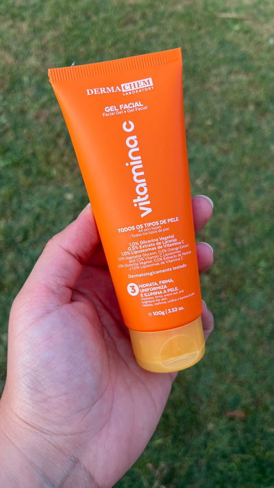 GEL HIDRATANTE FACIAL VIT C DERMACHEM 