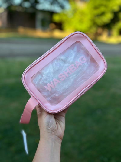 NECESER PORTACOSMETICO WASHBAG CITYGIRL (ROSA, BLANCO, NEGRO)