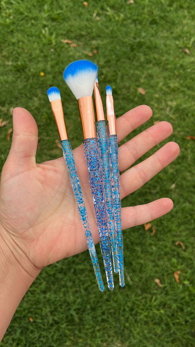 SET DE 4 BROCHAS GLITTER