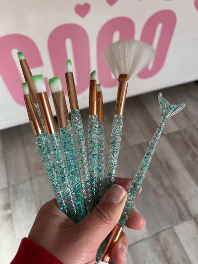 SET DE 10 PINCELES SIRENA