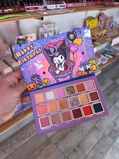 SOMBRA 18 TONOS KUROMI CUMPLEAÑOS