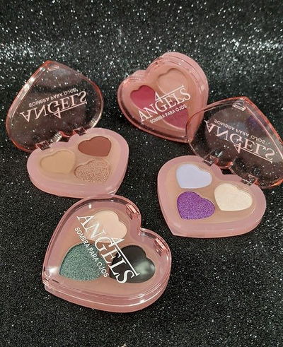 PALETA DE SOMBRAS ANGELS 3 TONOS, 4 MODELOS