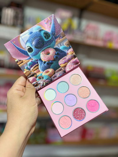 SOMBRA 9 TONOS CON ESPEJO STITCH DONAS