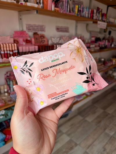 TOALLITAS DESMAQUILLANTES DAPOP ROSA MOSQUETA
