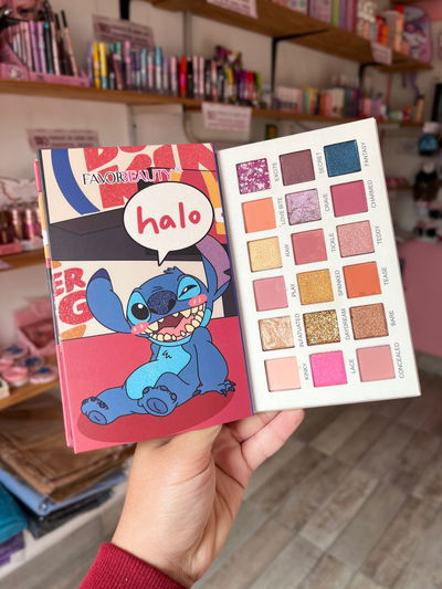 PALETA DE SOMBRAS STITCH 18 TONOS HALO