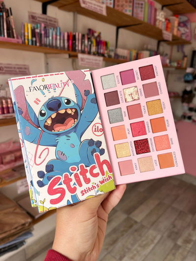 PALETA DE SOMBRAS STITCH WISH 18 TONOS
