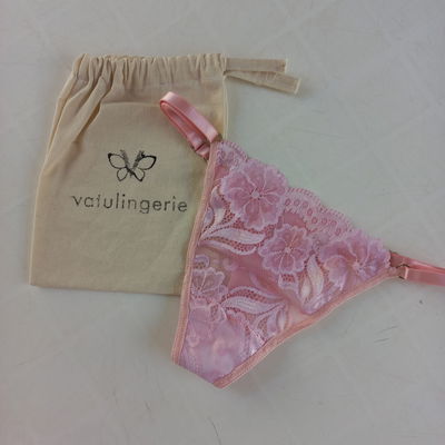 Less regulable de encaje Rosa