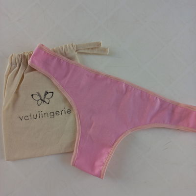 Colaless de algodón rosa