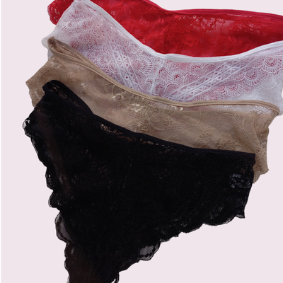 Pack x 3 culotte puntilla