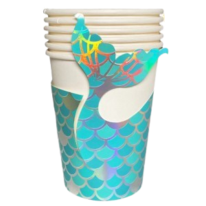 VASO ESTAMPADO COLA SIRENA