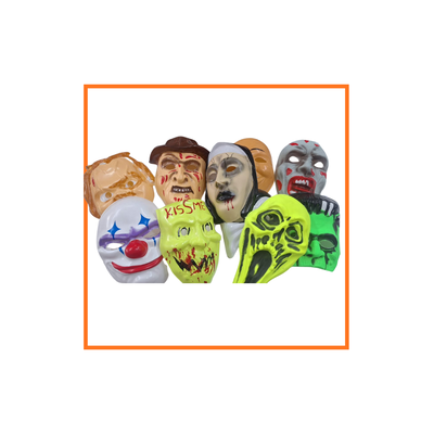 PACK MASCARAS PLASTICO x10u