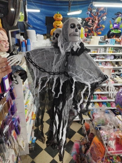 CALAVERA FANTASMA NEGRO CADENA ADORNO