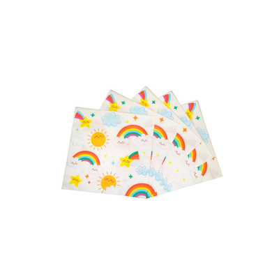 SERVILLETA ESTAMPADA ARCO IRIS 