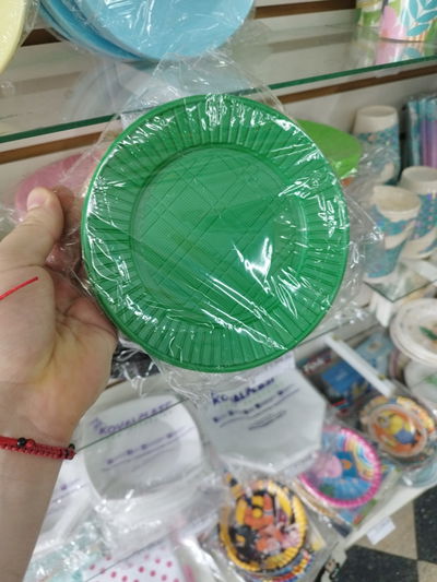 Plato Chico Verde Oscuro x25u