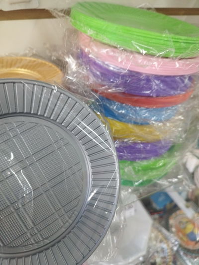 Plato Grande Plateado x25u