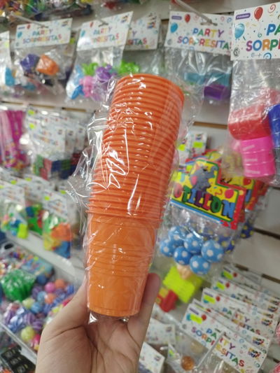 Vaso 180cc Naranja x25u