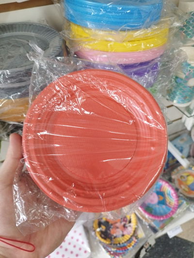 Plato Chico Naranja x25u