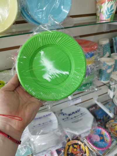 Plato Chico Verde Claro x25u