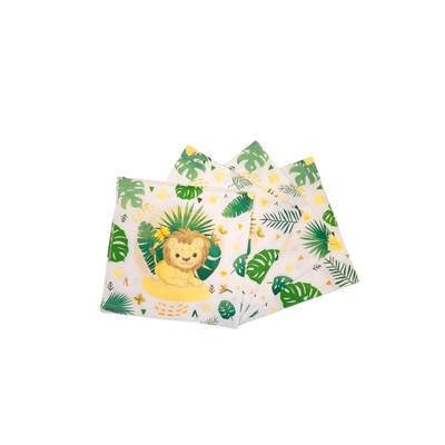 SERVILLETA ESTAMPADO ANIMALITOS DE LA SELVA