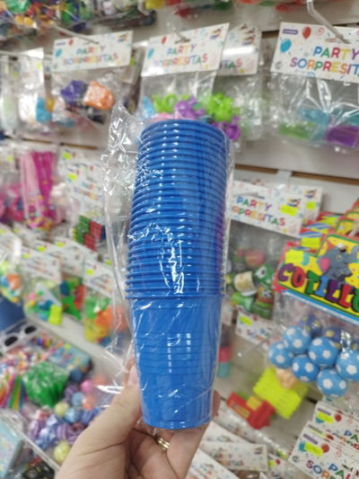 Vaso 180cc Azul x25u