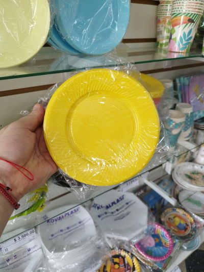 Plato Chico Amarillo x25u