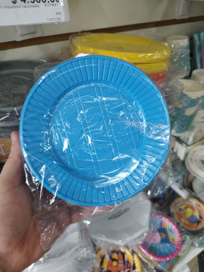 Plato Chico Celeste x25u