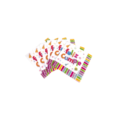 SERVILLETA ESTAMPADO FELIZ CUMPLE