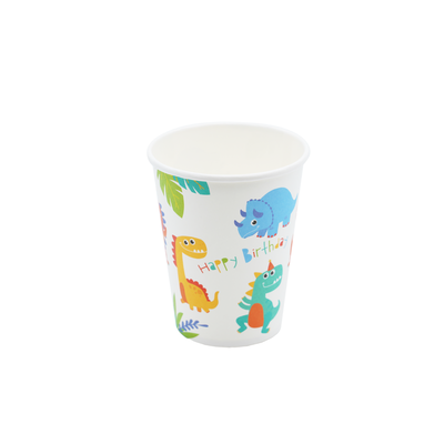 VASO ESTAMPADO DINO x6u