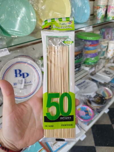 Palitos Brochette Mediano x50u